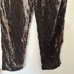 Anthropologie  Women’s Cuffed Velvet Trousers XS Brown Photo 4