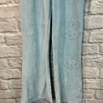Hello Kitty NWT  Rhinestone Women’s UK 6 US 2 Baby Blue Velour Wide Leg Joggers Photo 7