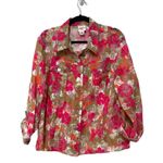 Ruby Rd Favorites Hawaiian Print ButtonDown Shirt  Size 18W Photo 0
