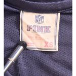 PINK - Victoria's Secret PINK NFL Broncos Womens Blue Sequin Glitter Jersey Sporty Fanwear Size XS Photo 1