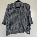 Maje  Charline High/Low Silk Pajama Top Size Small Photo 2