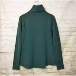 NSF Mock Turtleneck Long Sleeve Fleece Sweater Pullover High Low Green Womens S Photo 7