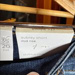 sts blue NWT  Aubrey Mid Rise Indigo Blue Denim Shorts Size 20W Photo 3