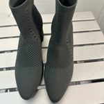 Eileen Fisher Purl Navy Sock Booties with a Kitten Heel Size 7 NWOT Photo 1