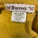 Forever 21  Golden Yellow Brown Roses Sweatshirt Photo 3