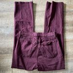 NYDJ Not Your Daughters Jeans  Deep Burgundy Straight Leg Denim Jeans Photo 3