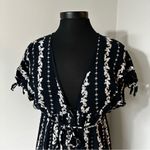 Miami  Black Floral Maxi Dress in Size Medium Photo 1