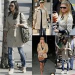 Juicy Couture y2k Khaki Belted Rain Jacket Trench - L Photo 8