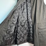 J. Jill Women’s Olive Green Faux Fur Trim Zip Vest Sleeveless Jacket Size XS Photo 4