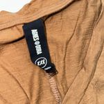 Agnes & Dora  Brown V-Neck Women's Top size 2X linen Photo 2