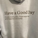 Light Blue Aesthetic Hoodie Size L Photo 2