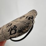 Dooney & Bourke DB Monogram Y2K Black Tan Mini Purse Small Leather Canvas Photo 6