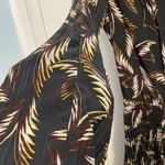ALC Frank A.L.C. Rory Pleated Tropical Print Silk Dress Photo 2