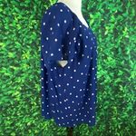 Gibson blue polka dot casual top 3X Photo 5