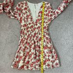 Free People Keep You Floral Long Sleeve Mini Dress XS Photo 9