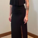 Charlotte Russe Black Ruffle Maxi Dress Photo 1