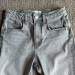 ZARA Distressed Mom Jeans Grey Wash Size 2 Photo 2