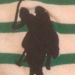 U.S. Polo Assn. USPolo Association green white striped jacket sz L Photo 2