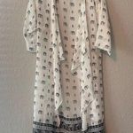 LuLaRoe  Womens Kimono Cardigan Coverup SMALL Black White Elephant Print #187 Photo 0
