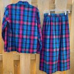 Pendleton Vintage  Plaid Skirt Blazer Set Photo 4
