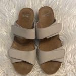 Dansko  Sandals size 40 leather upper BNWOT color light gray please see pictures Photo 0