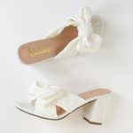 Lulus White Bow Heels Photo 2