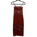 Cult Gaia NEW NWT Olitan Embellished Midi Dress In Tannin Photo 4