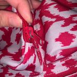 KAVU Hot Pink White Ikat Geometric Patterned Rope Sling Bag Backpack Travel Photo 7