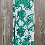 VICI  Airliner Palm Print Palazzo Wide Leg Tropical Pants Photo 0
