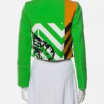 Christian Dior RUNWAY $5.5K NWT. Printed Biker Jacket Size FR 36 / US 4 Photo 12