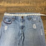 American Eagle Vintage Hipster Boot Cut Jeans Womens 6 Blue Low Rise Distressed Photo 1