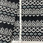 Loft Black and White Patterned Women's Skirt Photo 3