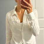 Hollister Y2K Early 2000’s White Button Down Photo 0
