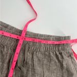 Athleta  Retreat Linen Ankle Pant size M pyrite brown Photo 7