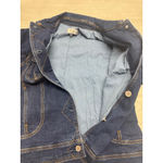 Martha Stewart weekend jean lined jacket dark indigo Blue Size XS Photo 5