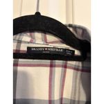 Brandy Melville  One Size Plaid Long Sleeve Button Down Shirt Photo 3