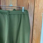 Eileen Fisher Heavy Tencel Twill Tie Waist Wide Leg Olive Pants - Sz 12 Photo 8