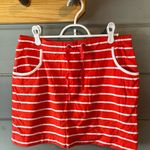 Nautica  red white stripe mini skirt. Photo 0