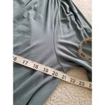 Ralph Lauren LAUREN Top Peplum Faux Wrap 3/4 Sleeve Jersey Highland Sea Green 2X Photo 4