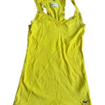 Hollister Y2K Yellow Lace Trim Tank Top Women's Size S Photo 0