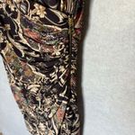 Kay Unger  Floral Equestrian Midi Stretch Wrap Dress Retro V-Neck Photo 3