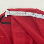 VTG I.N. Studio Red Cowl Neck long sleeve blouse XL Photo 7
