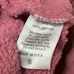 Set Active Pink Fleece Sherpa Lined Pull On High Waisted Sweat Shorts Size S Photo 5