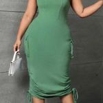 SheIn Green Bodycon Corset MIDI Dress Photo 0