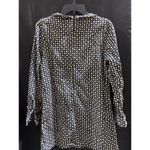 RE/DONE NWT  70S BABY DOLL MINI DRESS BLACK AND NORVY DOT SMALL Photo 1