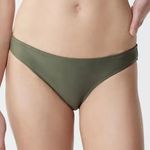 J Crew Heritage 1989 High Leg Bikini Bottom Size L‎ Cool Cypress Green NWT Size L Photo 0