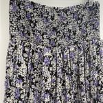 Free People Vintage  Tiered Pull On Floral Gauzy Tulle 90s Mini Skirt Women Small Photo 4