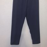 Amazon Navy blue high waist capri yoga gym workout leggings Photo 1