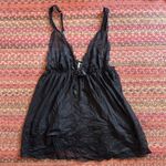 Victoria's Secret 2011  BLACK SHEER LACE TEDDY LINGERIE BABY DOLL Photo 0