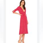 AUGUSTE Daphne Tie Sleeve Dress boho REVOLVE floral classic casual winter $248 Red Size 6 Photo 3